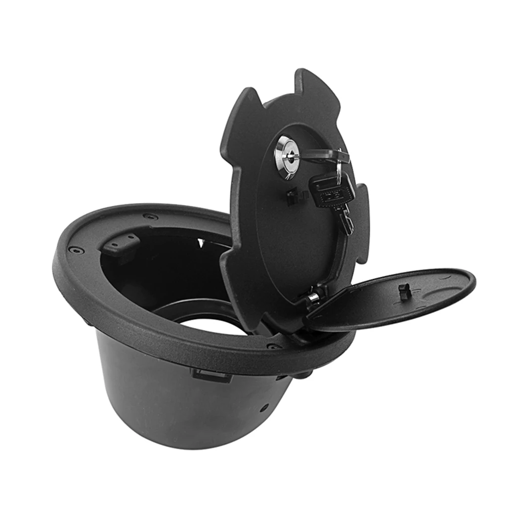 Tank cover with lock for JK  Fuel Tank Cap Gas Tank Cover for Wrangler JK 07-17 Auto Accessories