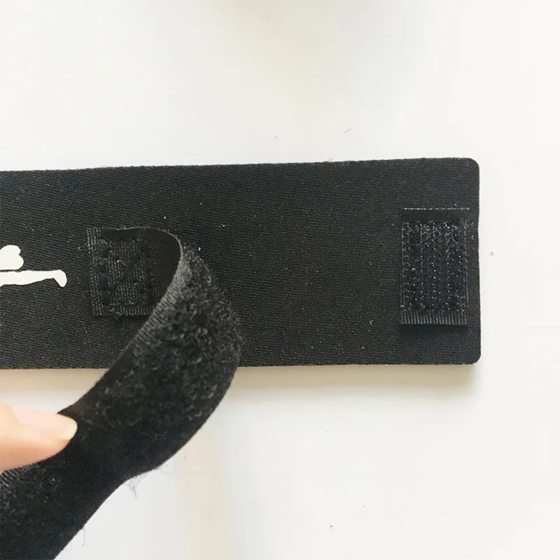 Black adjustable triathlon timing chip accessory straps,ankle strap for timing chip