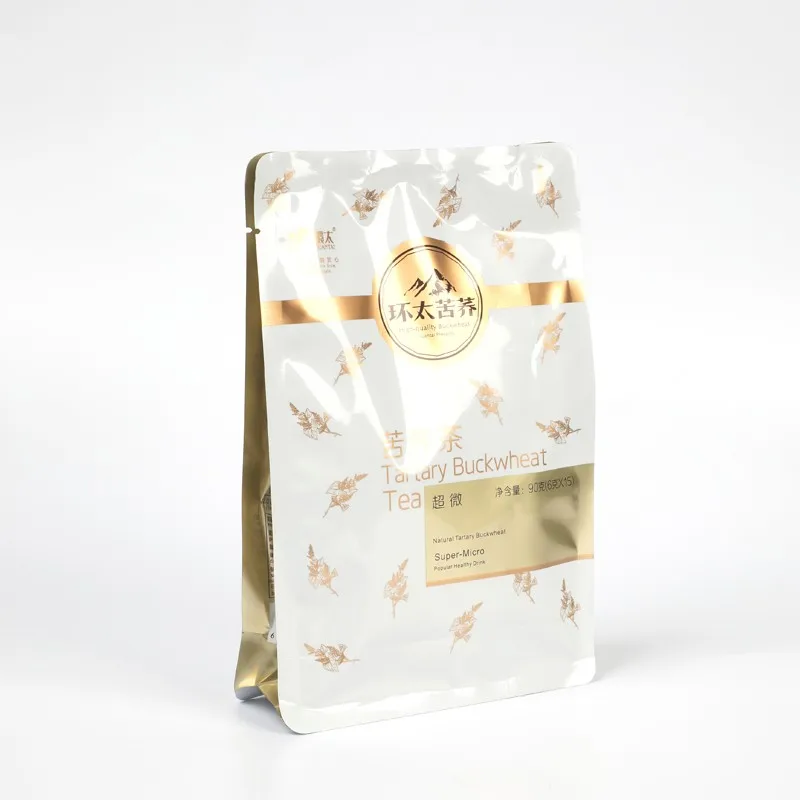 
90g Free Sample Sichuan Huantai 100% Herbal Roasted Super-Micro Tartary Buckwheat Tea 