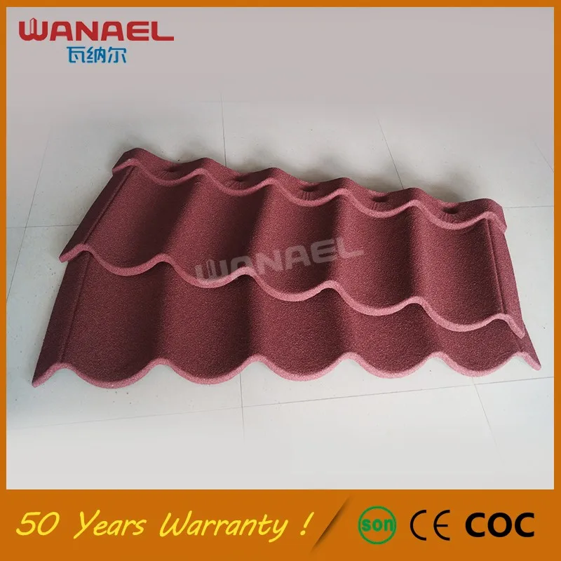 50 Years Lifespan Modern Villa Roof, High Quality Decratype Stone Chips Coated Steel Roof Tile Price Malaysia