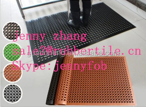Oil Resistant Nitrile NBR kitchen Rubber sink Mat,work station anti-fatigue rubber floor mat