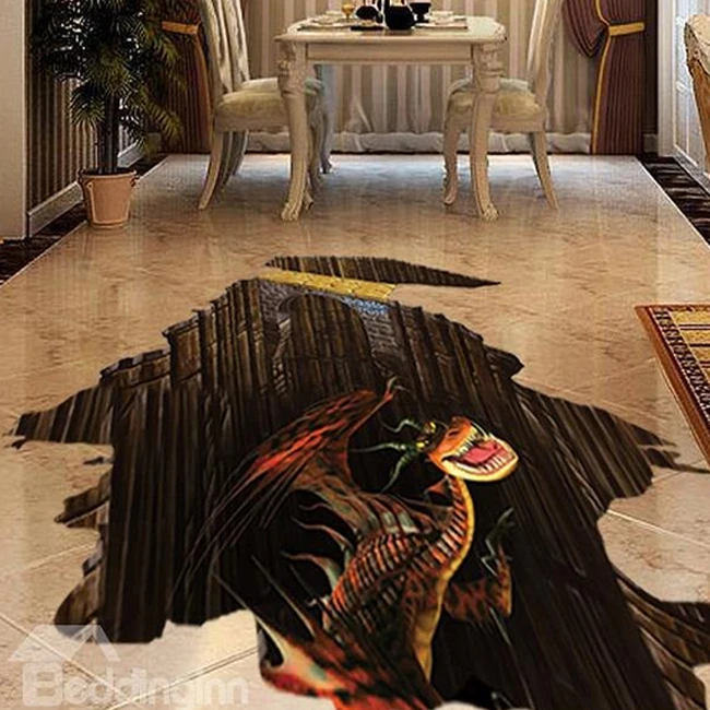 
lenticular 3d floor sticker 