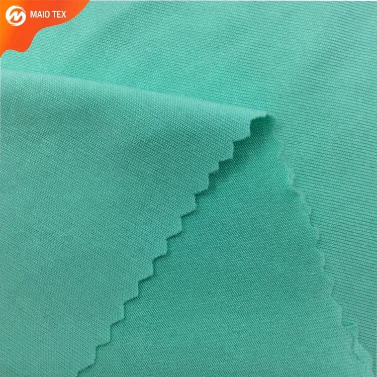 
manufacturer knitted stretch 94%polyester 6%spandex elastane single jersey dty fabric for apparel 