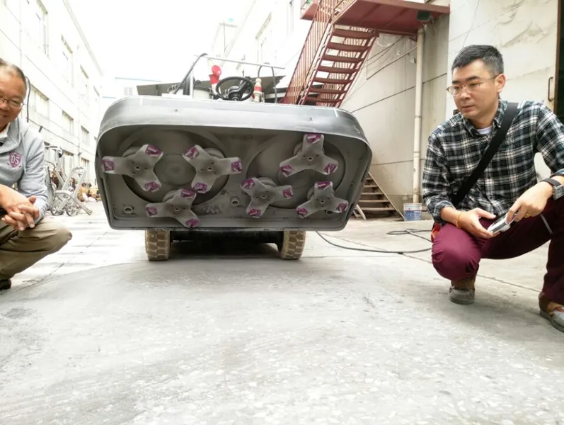 ASL-T15 Big Ride-on Electric Floor Grindeing Machine with Industrial Vacuum Cleaner for large area