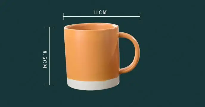 2021 Haonai ceramic/stoneware coffee mug for coffee color glazed ceramic/stoneware mug