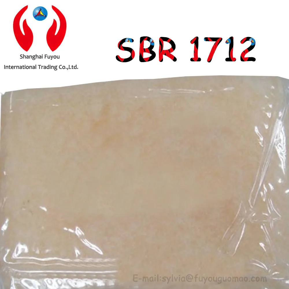 
 Стирол 1 3 бутадиен полимер SBR 1712 Резина sbr  