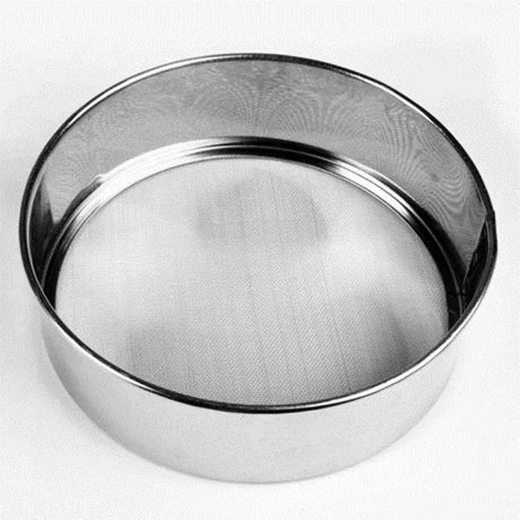 Ultra fine 100 200 Micron Stainless Steel Flour wire filter mesh Test Sieve