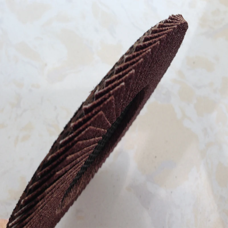 115 mm 60 grit  aluminium oxide flap disc for grinding and polishing