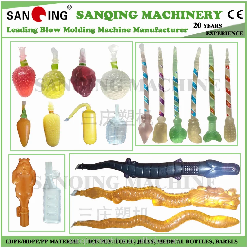 automatic ice lolly tube pop ,juice soft bottle LDPE  blow molding machine bangladesh