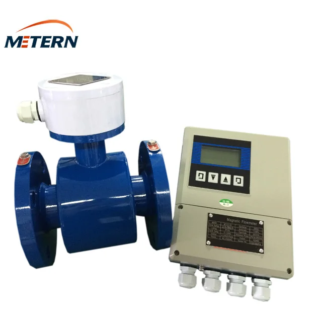 ANSI flange clamp magnetic flow meter China low price various output modes electromagnetic flowmeter