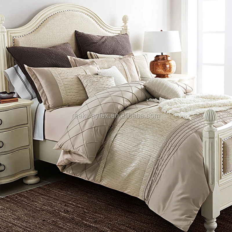 2017 newest style luxury wedding bed set dubai market King size bedding set