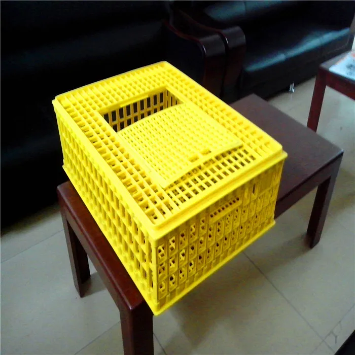 2021 hot sale plastic chicken coop poultry farm used transport crate