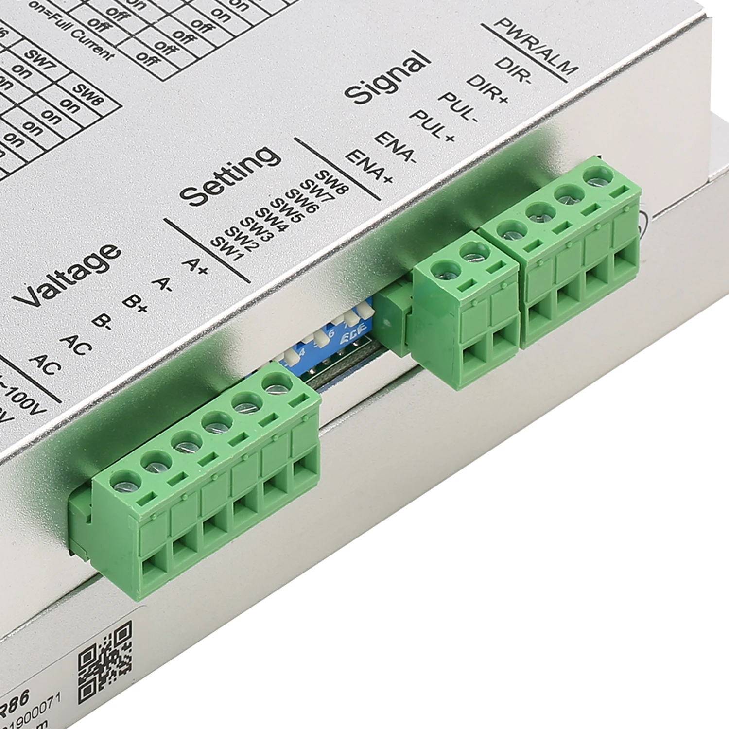 R86  2-phase open loop 2.4 - 7.2 A Nema 34 stepper motor driver electric motor