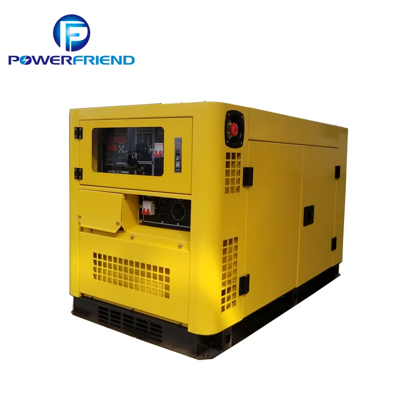 Портативный звукоизоляционный дизельный генератор мощностью 11 кВА 12 кВА с двигателем 292f