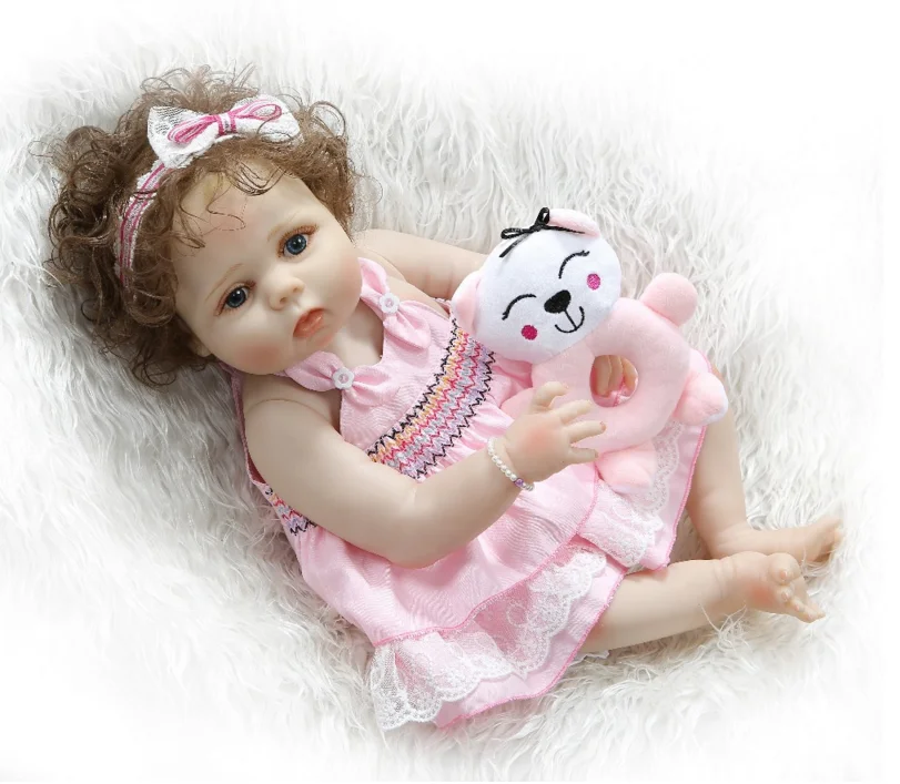 NPK Silicone baby doll manufacturer china baby doll lifelike weighted newborn baby doll