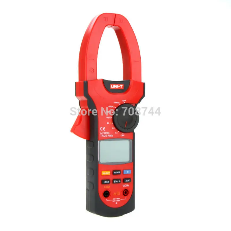 4000 Display Count UT209A Digital Clamp Multimeter with Ture RMS
