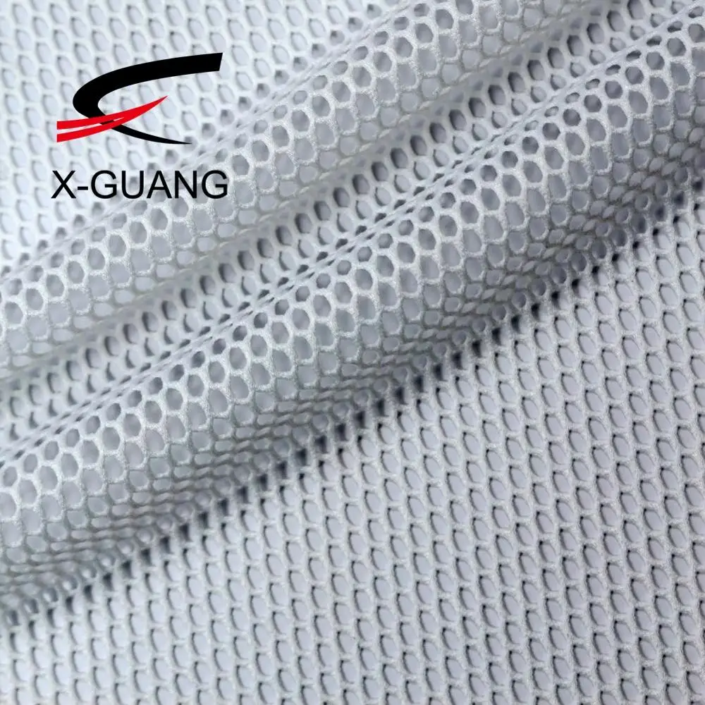 
100% Polyester Big Holes Mesh Lining Fabric For Sportswear 