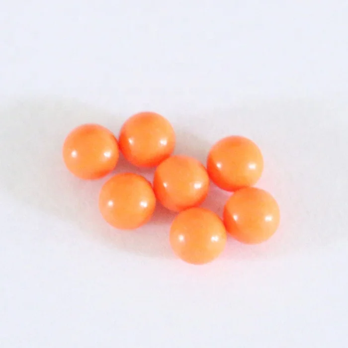 Yellow 2mm 11mm 11.25mm pom plastic ball