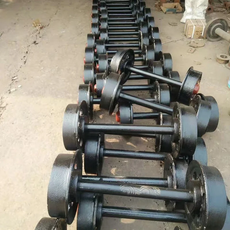 
Cast Steel Railway Wheel and Axle for Mining Industry 