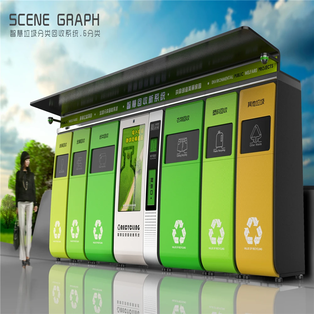 
Intelligent plastic bottle, can compression paid recovery reverse vending machine Customized 