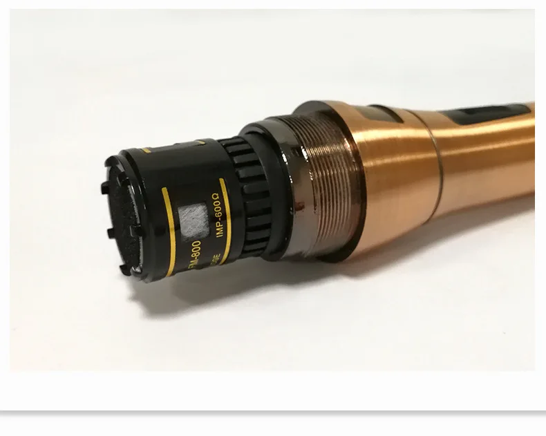 High-End metal material handheld wired dynamic karaoke microphone