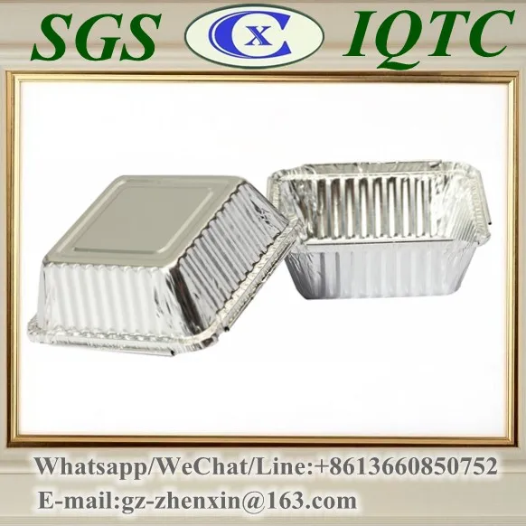 Takeaway oven safe fast food packaging disposable aluminum foil container