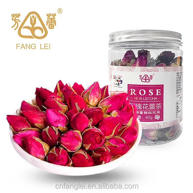 organic health dried rose bud tea rose slimming tea PET bottle packed rose tea