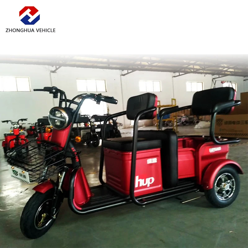 powerful electric 3 wheel scooter tricycle for adult use for cargo and passengers