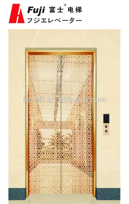 21 Persons 1600KG Luxury Office Building Elevator VVVF Drive FuJi 304# Ss Cabin Lift