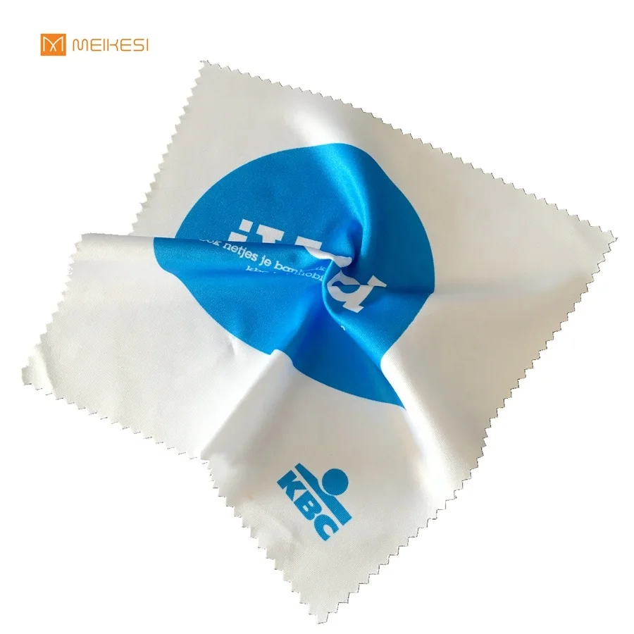 lint free polyester fabric microfiber glasses cleaning cloth