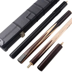 Classic Handmade 57 Rosewood 3/4 Piece Snooker Cue with Black Cue Case and Aluminum Telescope Extension