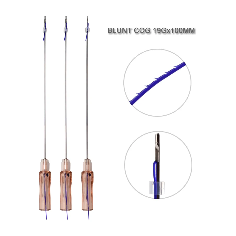 2018 New Blunt L Type 19G 60MM COG PDO Thread for Nose lifting