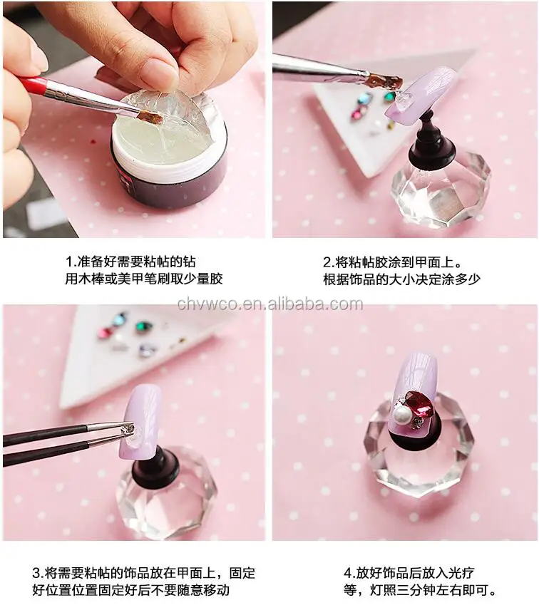 nails beauty supply 2020 uv led gel polish curable nox toxic organic nail glue for nail accessory