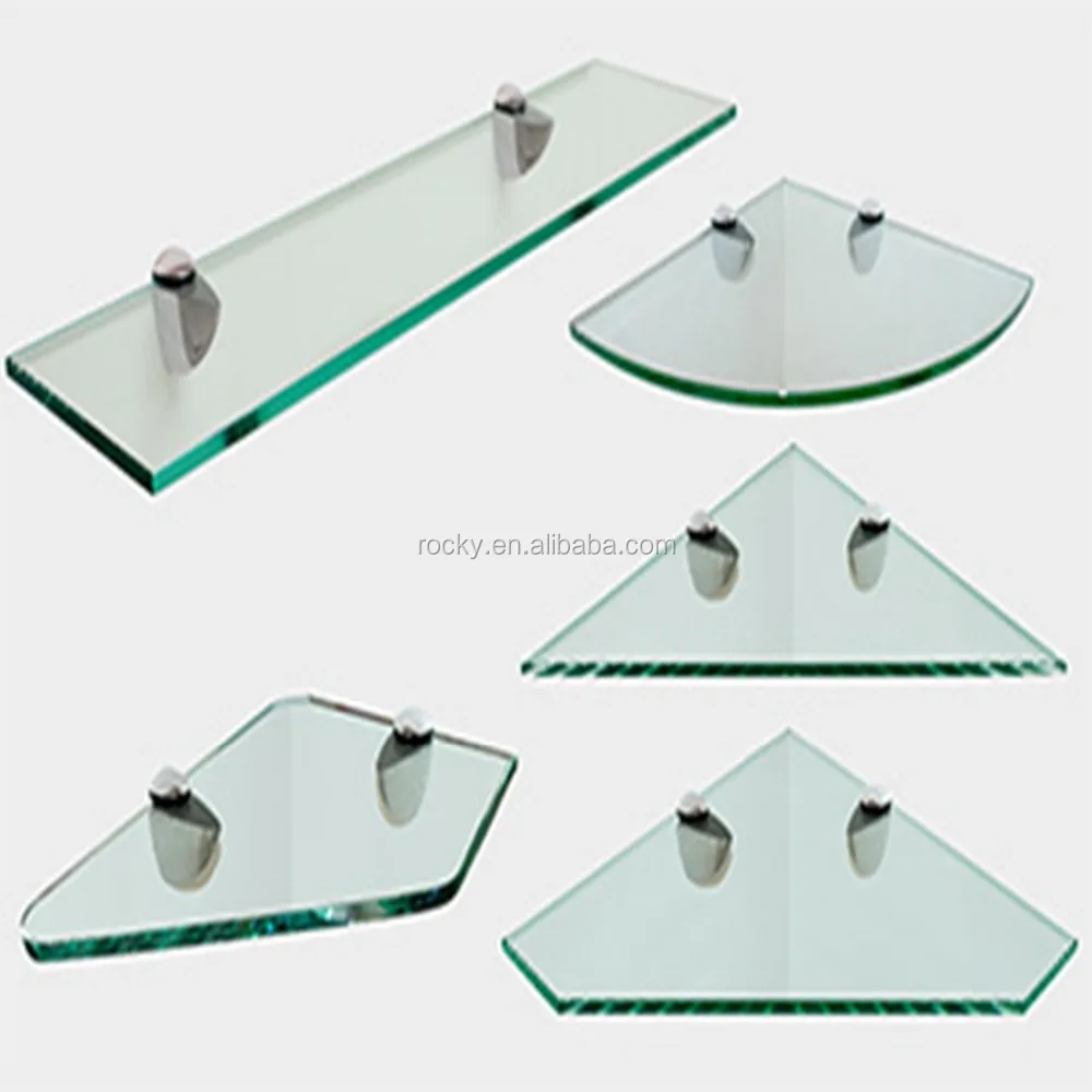 glass shelf SELL 4/5/6/8/10/12mmglass corner shelves high quality glass shelf