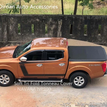 For NP300 2015+ high quality car auto accessories water proof folding waterproof tonneau covers