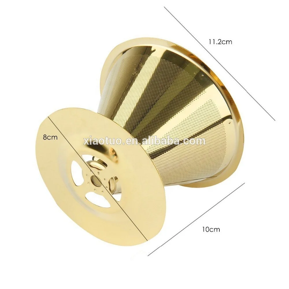New product stainless steel  pour over v60 coffee filter