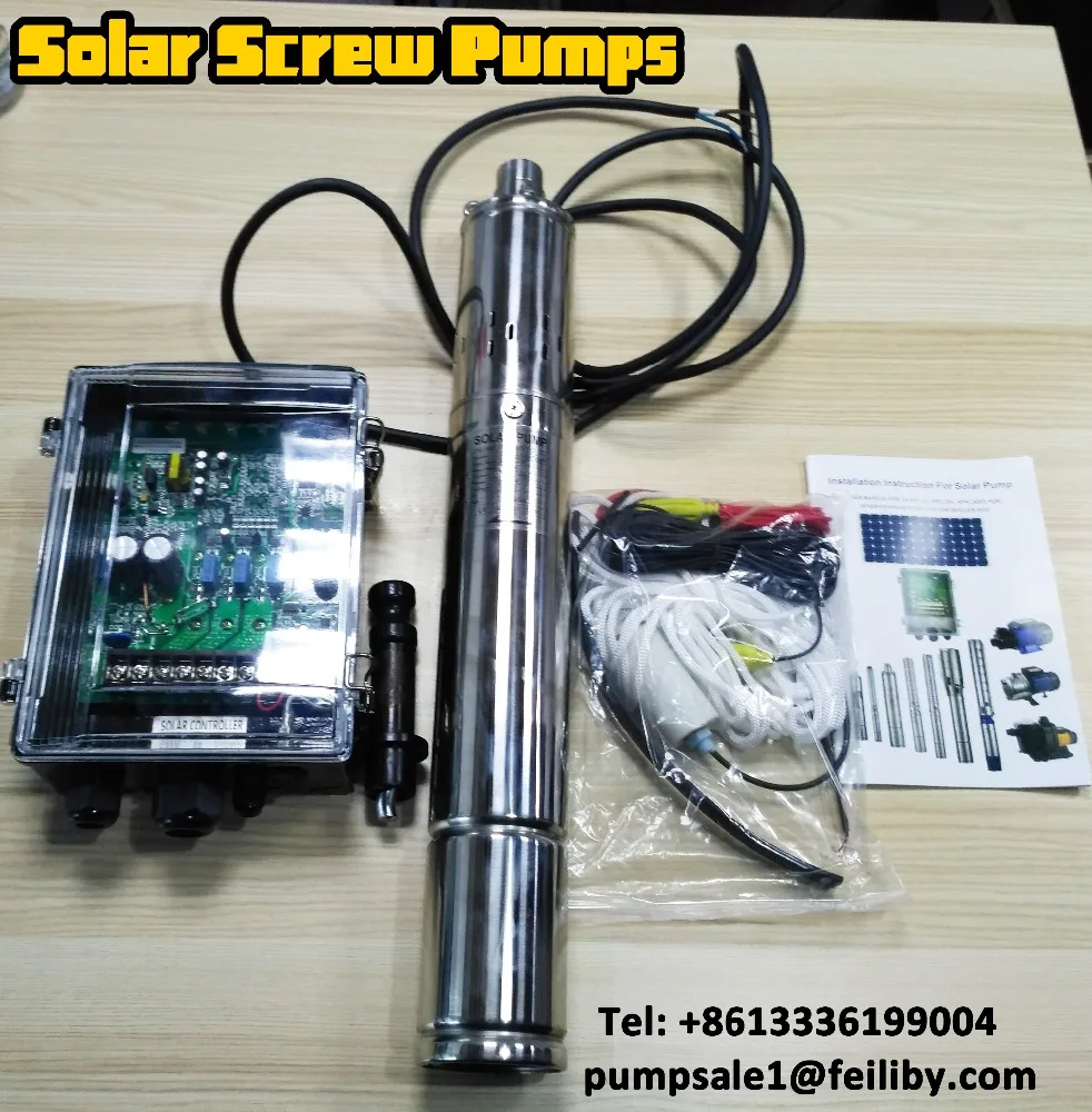 dc solar pump 24 volt submersible kit 50000 liters/hour solar powered water pump