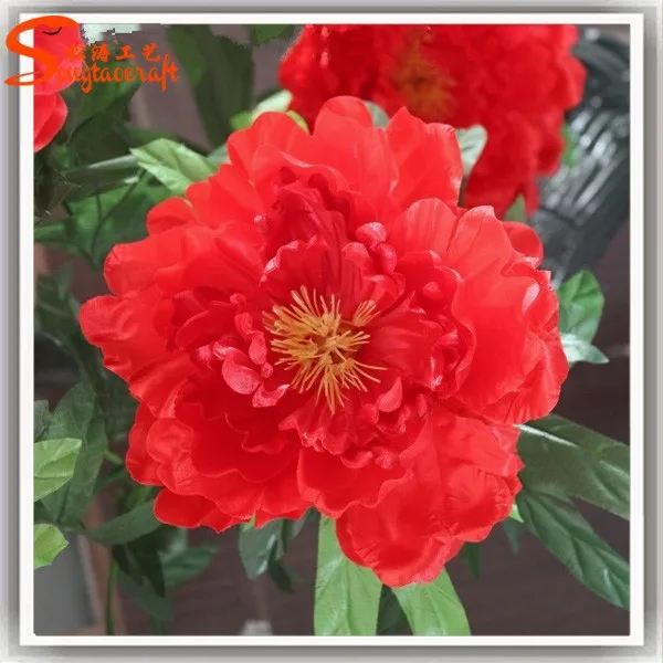 Большой торговый центр искусственный цветок посадка розовые цветочные деревья большой пион Цветочное дерево