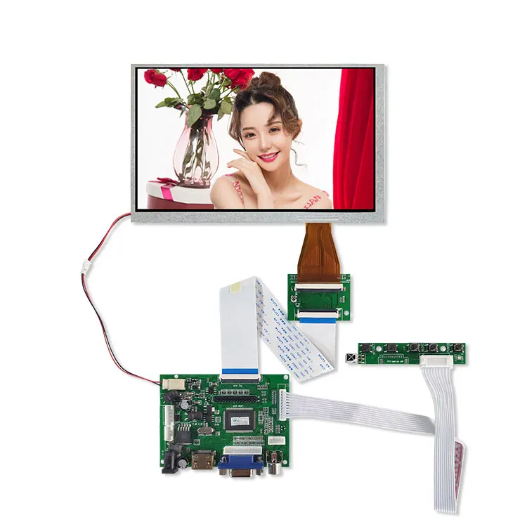 7 Inch 800X480 TFT-LCD Display 45pins FPC RGB SPI Interface WLED Backlight 7 Inch LCD Screen Module Landscape Type