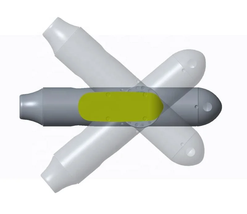 Surfboard electric fins High speed and high power propeller Support electric steering Latest patented products