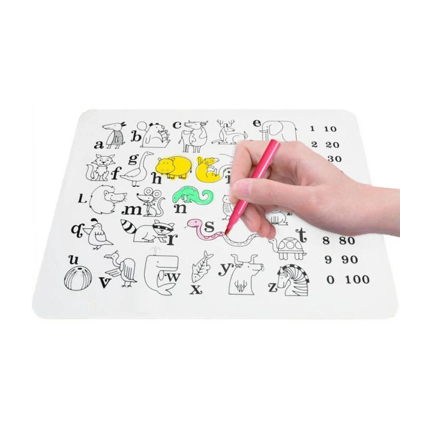 Kitchen silicone dining table kids baby placemats suction baking painting mat
