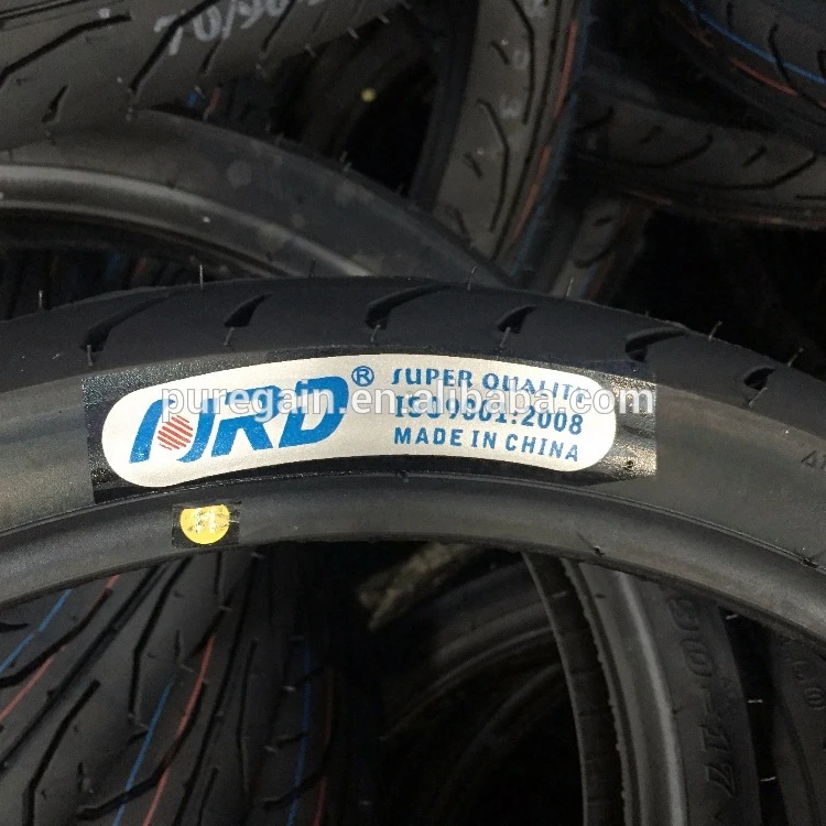 Made in China best selling pattern 6PR  70/90-17 m/c tubeless motorcycle tyre