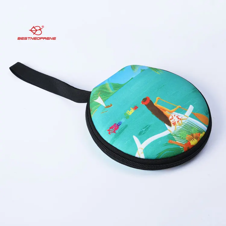 Sublimated design printed  neoprene CD sleeves,DVD sleeves