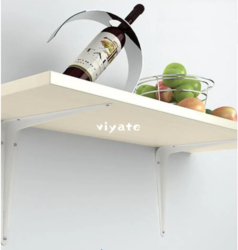 Triangular Shelf Bracket with powder coating for furniture or wall plate support wall mounted shelf brackets