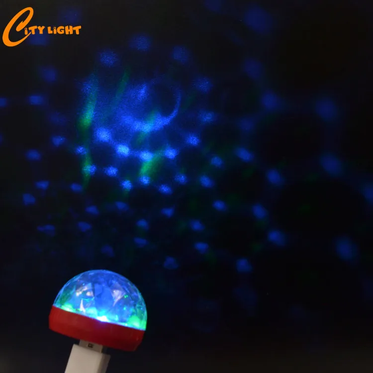 Sound Control rgb Colors USB LED Small Magic Ball for phone