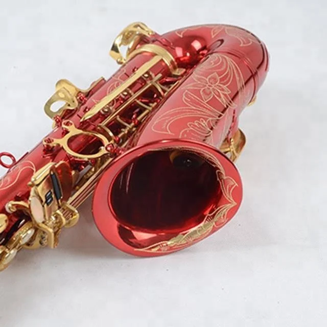 
Accept OEM Dasheng Music DSAS-711RG Red Sax Body Gold Keys Saxophone Alto 