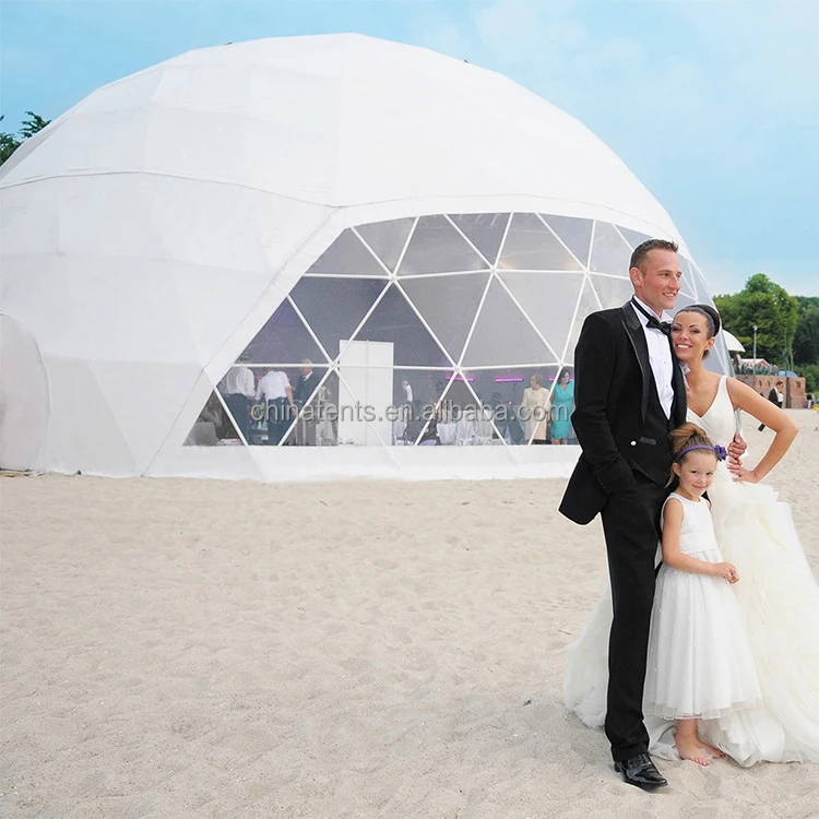 40m outdoor big white marquee circus dome roof double decker tent for wedding
