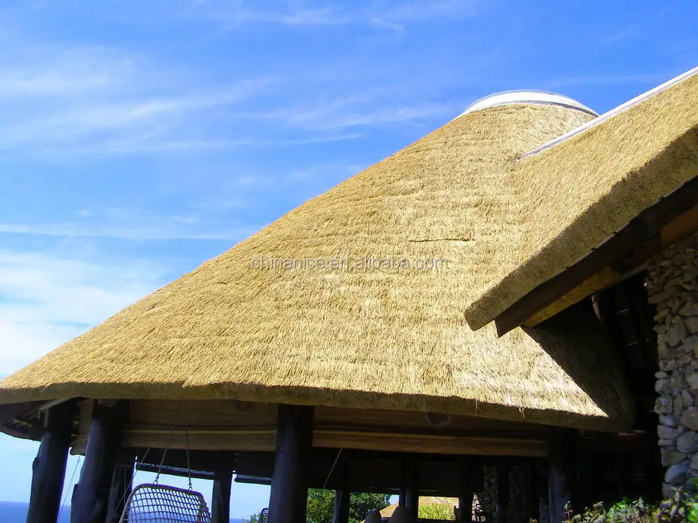 plastic synthetic resin thatch roofing tile for gazebos