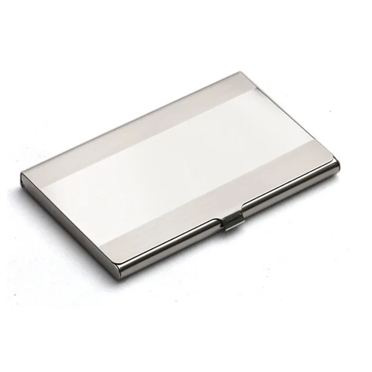 Blank Metal Business Card Holder Case