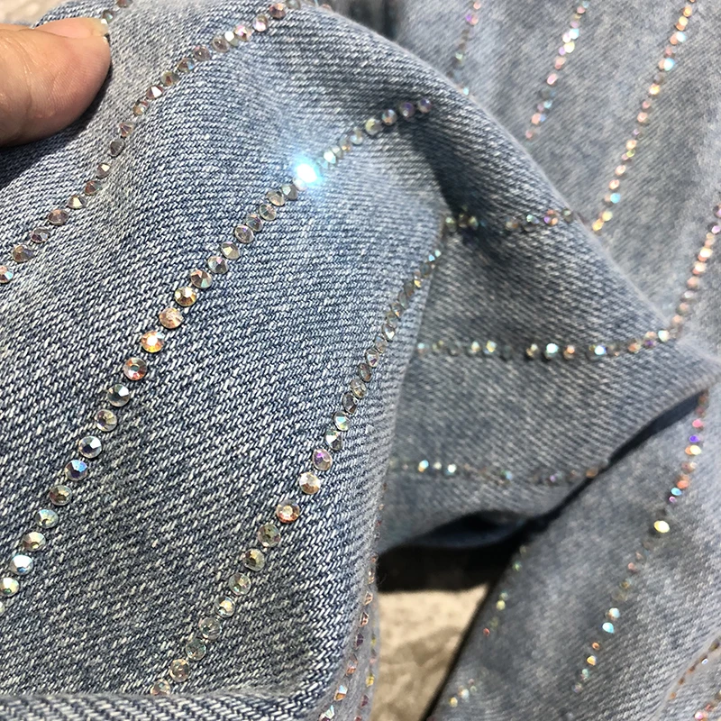 Hotfix strass AB crystal sheet for jean pocket trousers